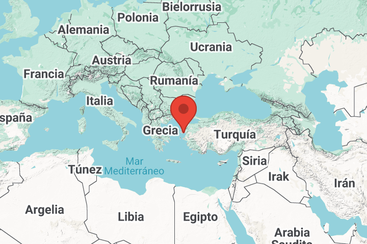 Mytilene, Lesbos, actualmente Mytilene, Grecia